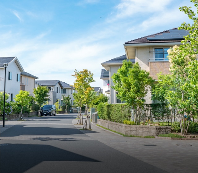 住宅街の風景